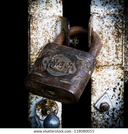 old Door locked