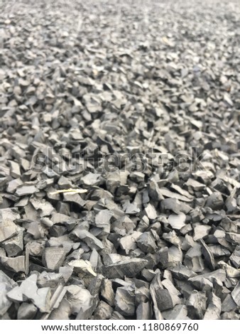 Rubber mulch textured background Royalty-Free Stock Photo #1180869760