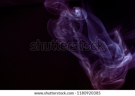 black background with smoke. different colors in vertical and horizontal. desktop wallpaper.