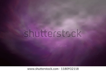 Light Pink vector cover with astronomical stars. Glitter abstract illustration with colorful cosmic stars. Smart design for your business advert.