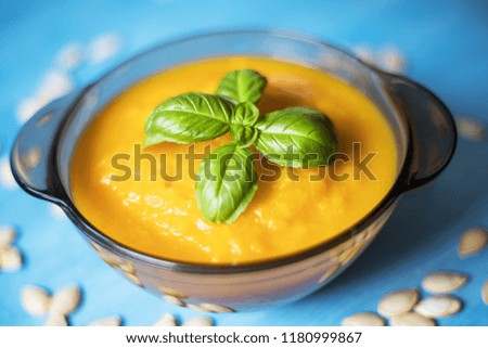 tasty pumpkin soup