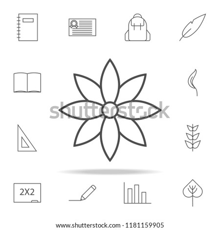 flower icon. web icons universal set for web and mobile