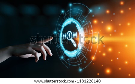 Recruitment Career Employee Interview Business HR Human Resources concept. Royalty-Free Stock Photo #1181228140