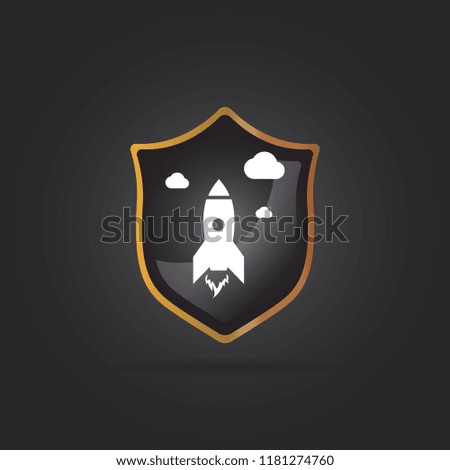 simple rocket icon