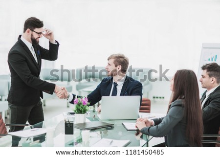 handshake Manager and the client before signing a contract in th