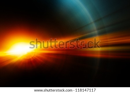 Abstract background, Beautiful rays of light. Royalty-Free Stock Photo #118147117