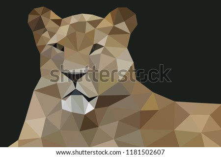 Low Poly Lioness