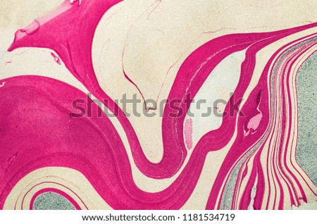 Suminagashi – the ancient art of Japanese marbling. Paper marbling is a method of aqueous surface design, which can produce patterns similar to smooth marble or other kinds of stone. Natural luxury.