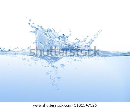 Water,water splash isolated on white background
