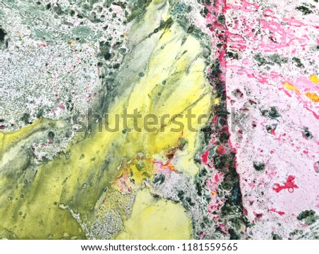 Abstract background with liquid paint. Marble texture. Grunge backdrop