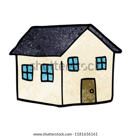 cartoon doodle house