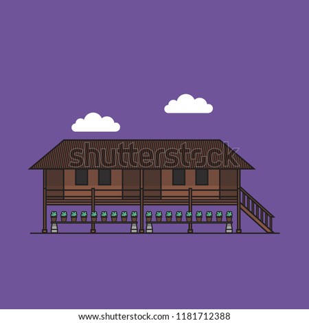 RUMAH-KAMPUNG Stock Vector Images - Avopix.com