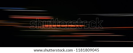 Abstract light trails in the dark Royalty-Free Stock Photo #1181809045