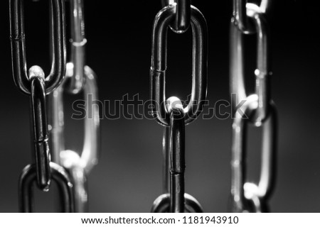 Chain concept of protection.Strength protection.