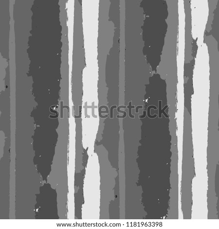 Seamless Background with Stripes Painted Lines. Texture with Vertical Brush Strokes. Scribbled Grunge Rapport for Sportswear, Fabric, Cloth. Retro Vector Background