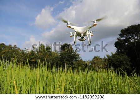 Drone on the field