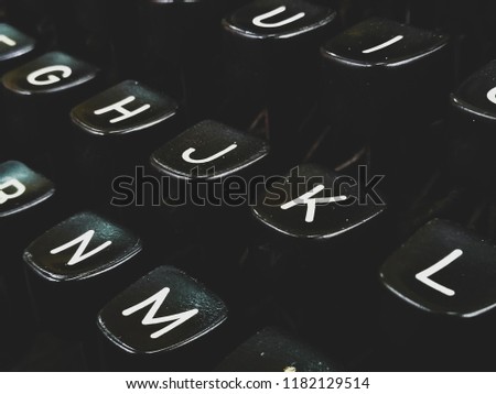 black and white alphabets