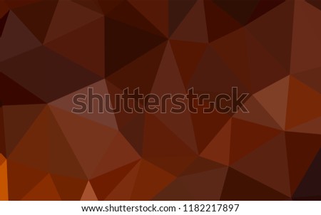 Dark Red vector abstract polygonal pattern. Creative geometric illustration in Origami style with gradient. Pattern for a brand book's backdrop.
