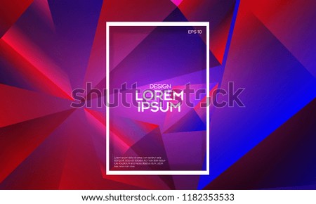 Colorful geometric background. Simple shapes composition. design layout for banner or poster.Eps10 vector.
