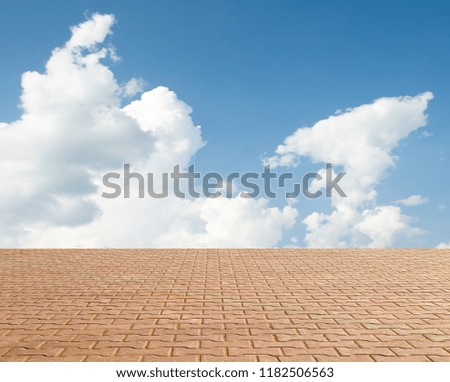 paving stones in the sky