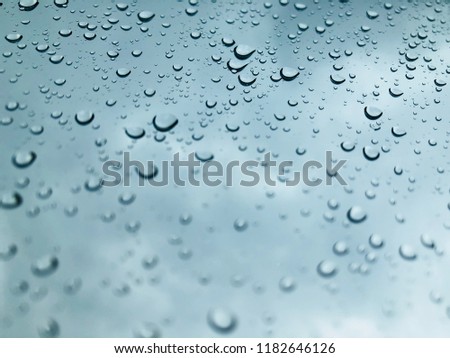Raindrop as background