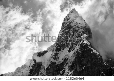 Jirishanca Peak, Cordiliera Huayhuash, Peru, South America