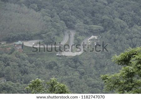 hill way in India Royalty-Free Stock Photo #1182747070