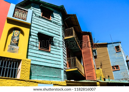 The colorful streets of La Boca