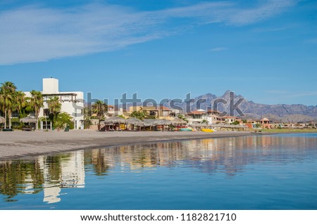 Sunny morning in LORETO, Baja California Sur. MEXICO Royalty-Free Stock Photo #1182821710