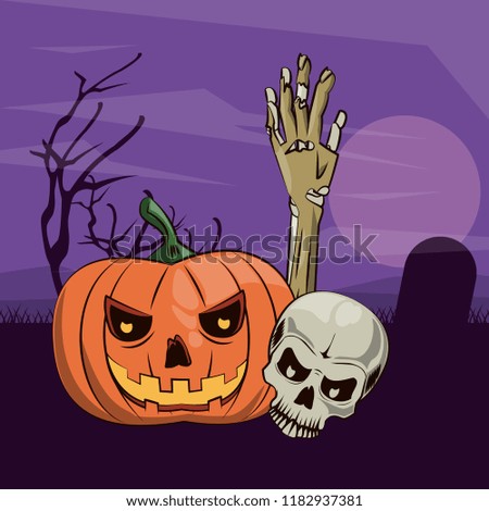 Halloween scary cartoons