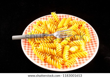 Photo Picture of the Classic Italian Style Pasta Food