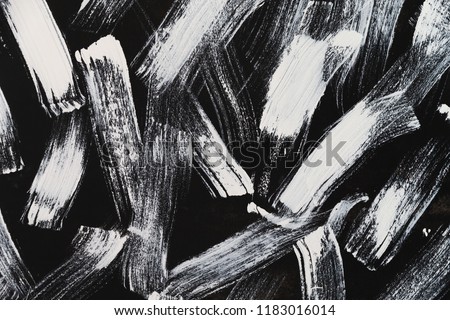 abstract painted by white brush on black background texture. Royalty-Free Stock Photo #1183016014