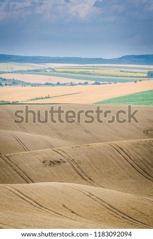 Moravian Tuscany landscape, south Moravia, Czech republic