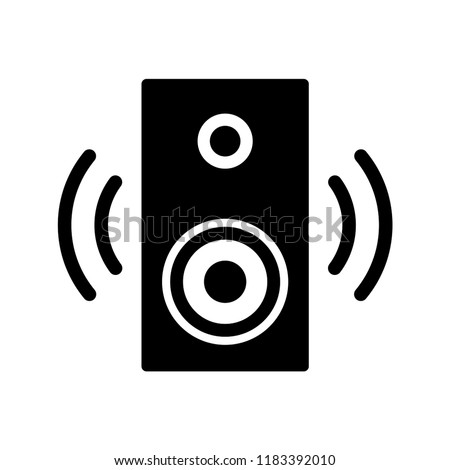 Speaker Icon vector templates Royalty-Free Stock Photo #1183392010
