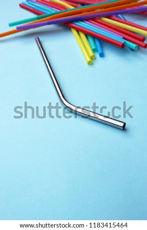 straw straws metal reusable plastic ban free drinking background colourful  full screen stock, photo, photograph, image, picture, 