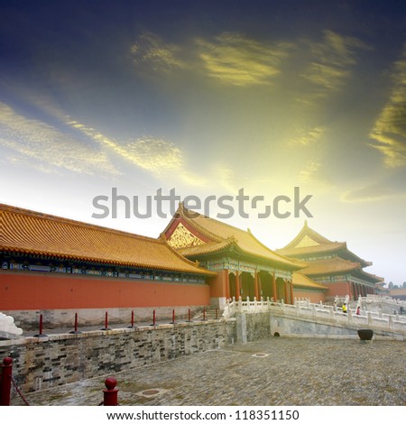 Sunset Forbidden City
