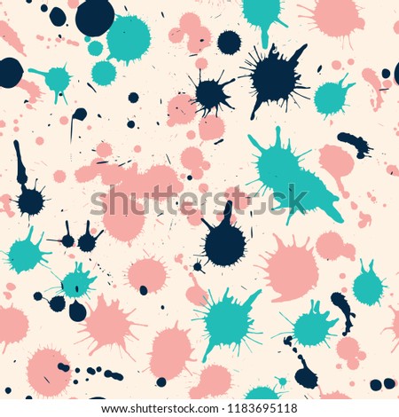 Abstract grunge vector seamless pattern.