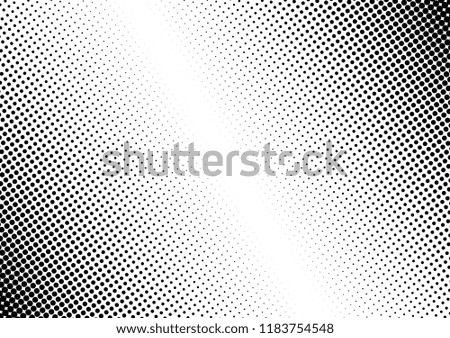 Dots Background. Distressed Pattern. Abstract Grunge Backdrop. Black and White Halftone Texture. Vector illustration