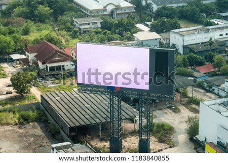 Large billboard visible.