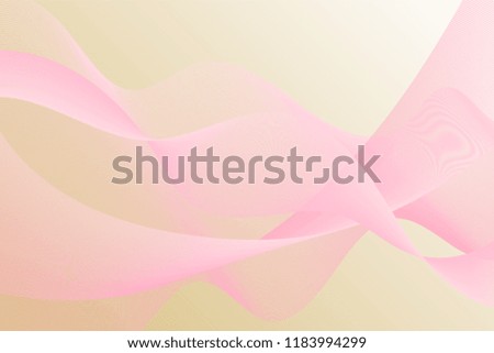 Breast cancer awareness background with pink ribbons flowing. Pink gold background for cosmetics and health care products.