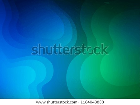 Dark Blue, Green vector template with bubble shapes. Creative illustration in halftone marble style with gradient. A completely new marble design for your business.