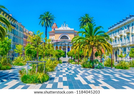 Catholic church Saint Jean-Baptiste - le Voeu in Nice, France
 Royalty-Free Stock Photo #1184045203