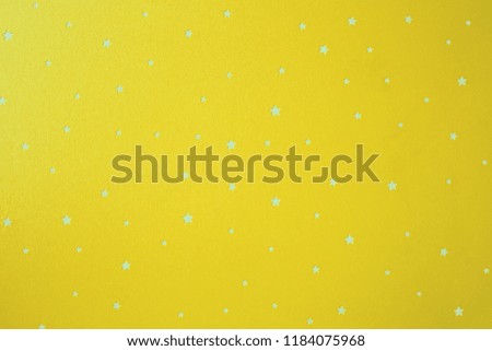 abstract yellow starry wall