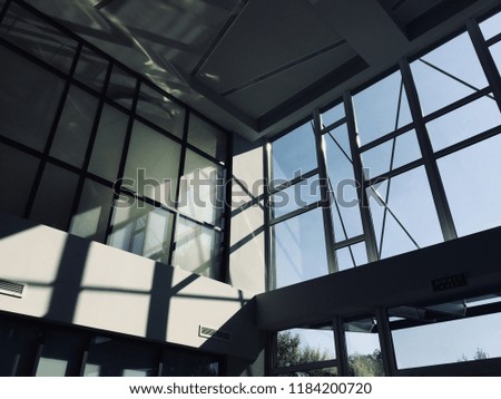 Metal construction in the interior