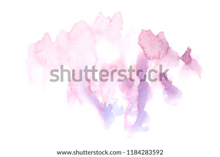 watercolor with colorful shades background