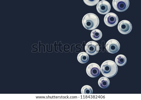  Background for Halloween. Plastic Eye Stickers. Googly Eyes.
