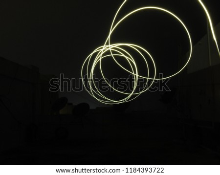 Light painting trails texture long exposure light capturing
