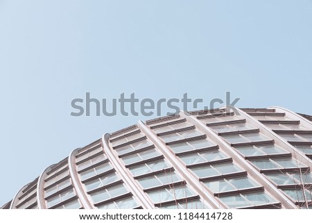 the glass modern building Royalty-Free Stock Photo #1184414728