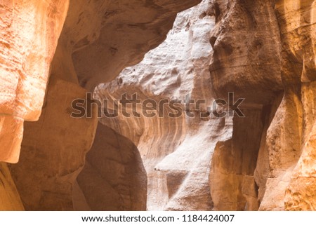 Jordan. Petra. Modern wonder of the world