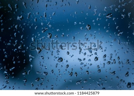 Beautiful and clean picture of a rainy day